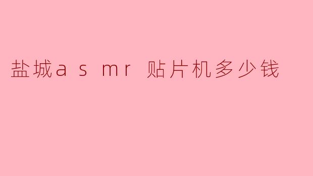 盐城ASMR贴片机价格分析及市场前景