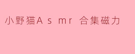 小野猫Asmr合集磁力